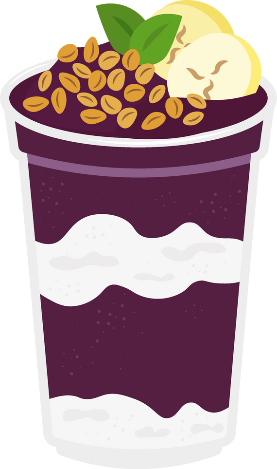 Acai in cup